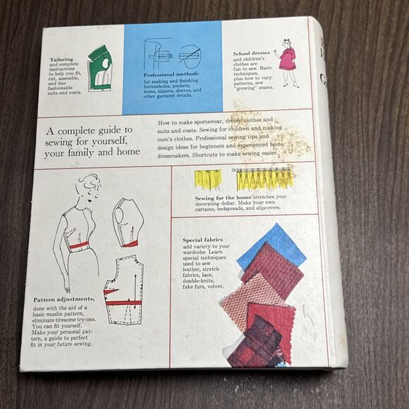 Vintage Better Homes and Gardens Sewing Book 5 Ring Tabbed HC 1970 Third Print - Picture 3 of 7